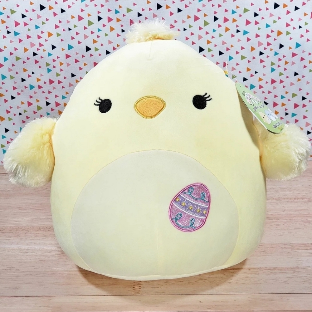 Squishmallow Aimee the Chick 13" Ultrasoft Stuffed Easter Holiday Plush Toy NWT